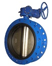 Ру10 и Ру 16 Ду50-1000 Ру10/16 GGG40 / GGG40 / EPDM с редуктором. Затвор фланцевый дисковый поворотный. BUV-FL Серия 226