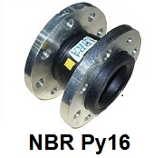 Виброкомпенсатор NBR Ру16 / Гибкая вставка / Компенсатор антивибрационный фланцевый