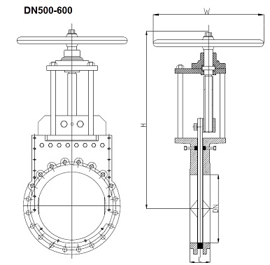 Задвижки шиберные ножевые DN(Ду) 500-600 PN(Ру) 10 двусторонние, корпус GGG40, диск - SS AISI 304, седло EPDM. Серия ABRA-KV-01. Габариные размеры, веcа, характеристики Задвижки шиберные ножевые DN(Ду) 500-600 PN(Ру) 10 двусторонние, корпус GGG40, диск - SS AISI 304, седло EPDM. Серия ABRA-KV-01. Габариные размеры, веcа, характеристики