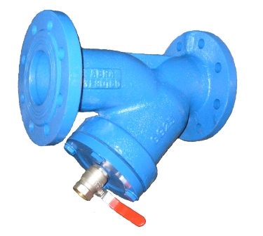 Фильтр сетчатый чугунный с дренажным краном